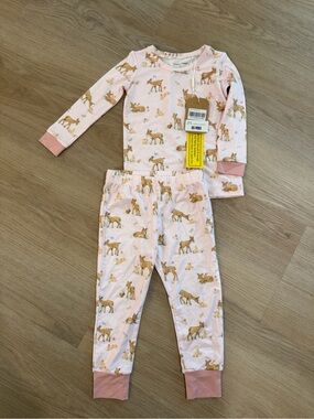 Angel Dear Bamboo Pink  Pajamas Set, NWTs